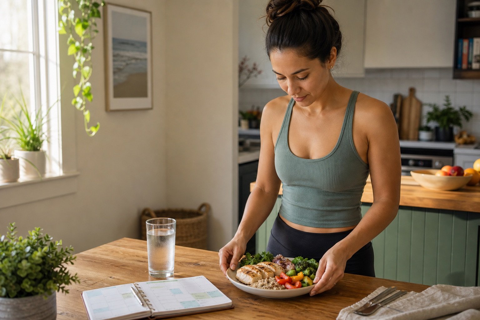 Person reviewing a provider safety checklist at home